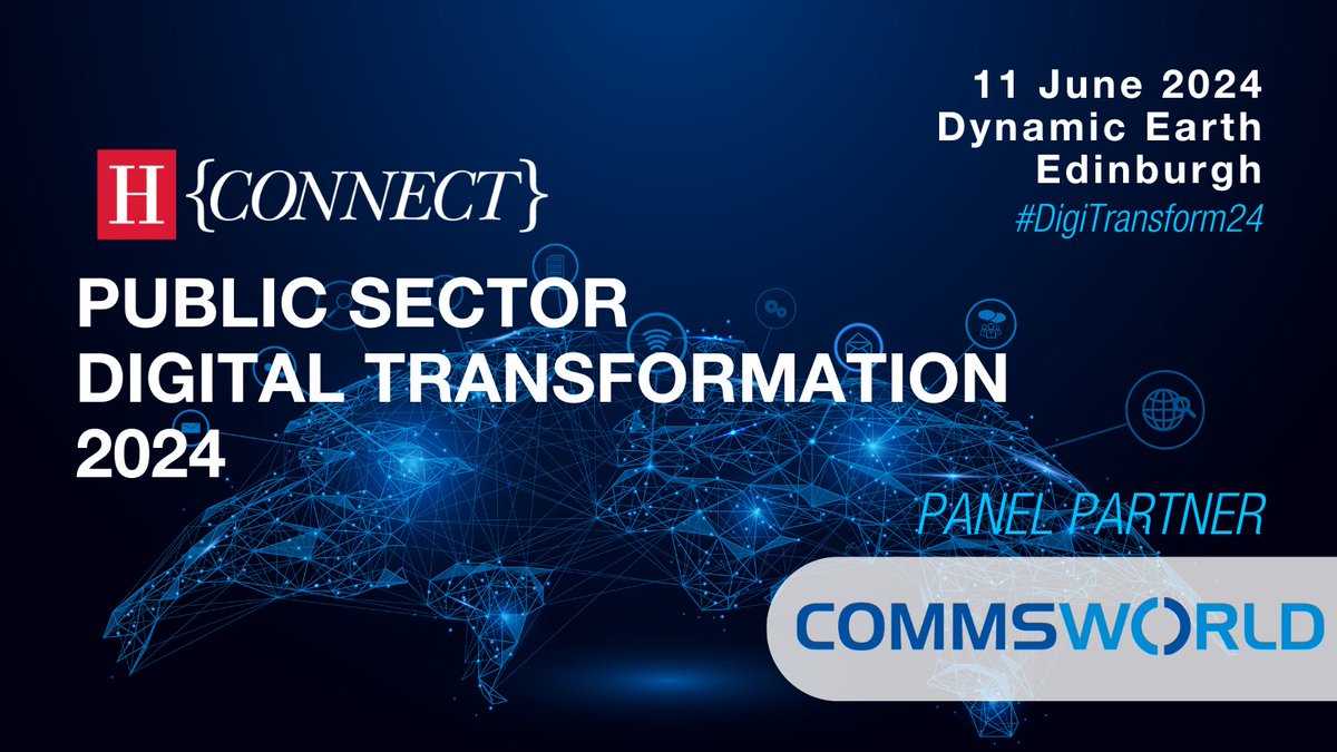 HolyroodConnect's tweet photo. @Commsworld are joining us as a Panel Partner at #DigiTransform24!
Look forward to vital insights into digital connectivity & communications and hear all about Commsworld's broad portfolio of Cloud, Security, and Voice solutions.
More information here π https://t.co/bh9jXejFo9 https://t.co/9idD2PTUiu