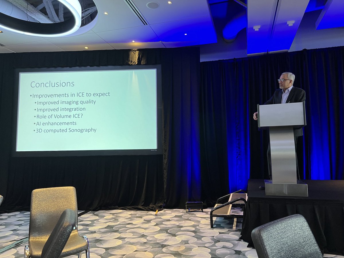 Amin Al-Ahmad presents at 2024 Stanford Biodesign New Arrhythmia Technologies Retreat in Boston about advances in intracardiac echo