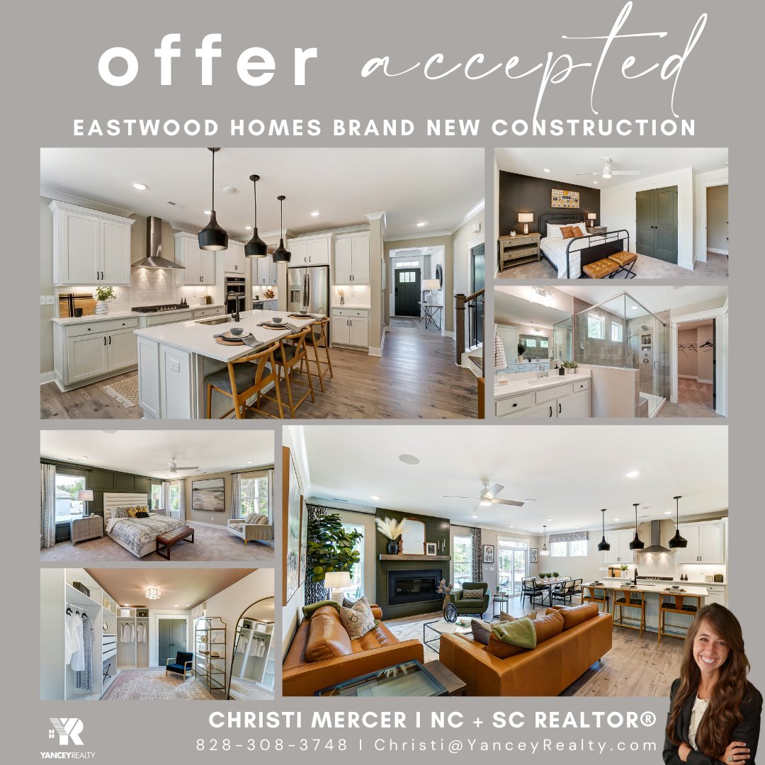 Christi + her buyers are officially under contract on this stunning new build from Eastwood Homes!😍 Congratulations everyone!

#undercontract #offeraccepted #yanceyrealty #newbuild #newconstruction #happybuyers #buyersagent #charlottenc #charlotterealtor #charlotterealestate #🏠