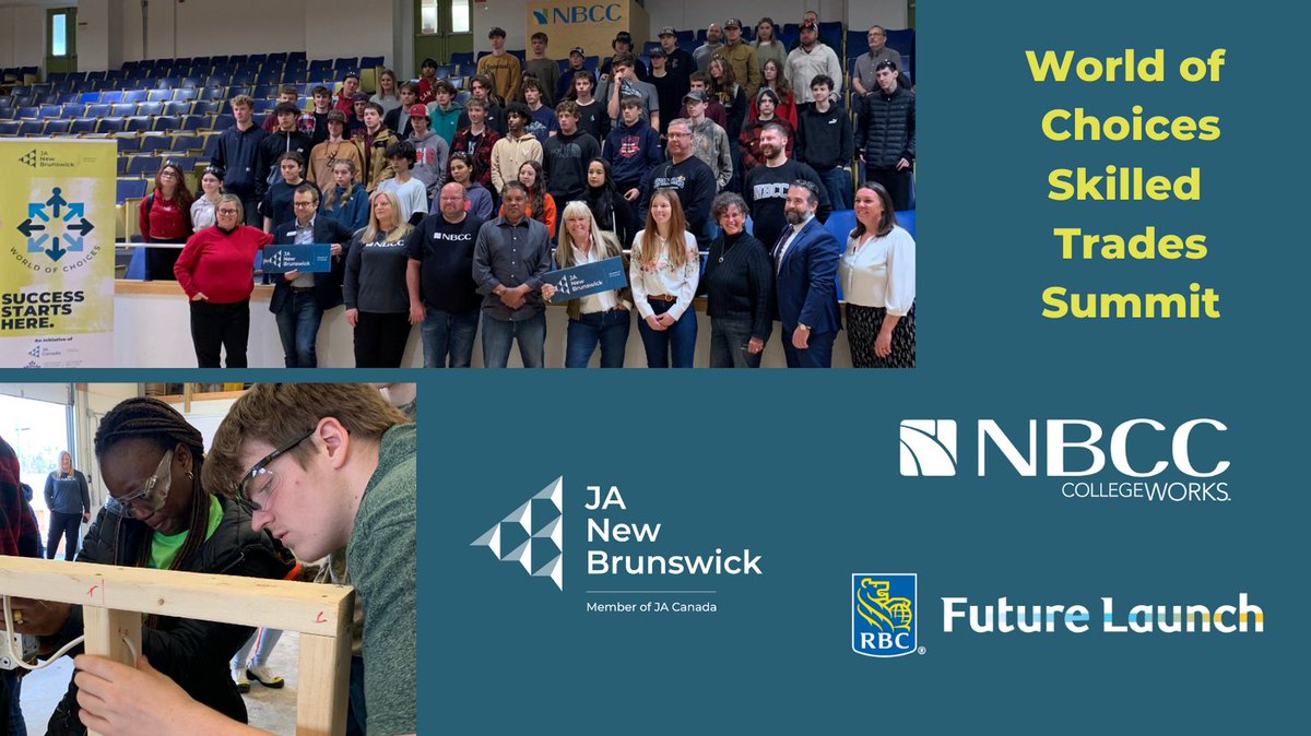 We are thrilled to be in St. Andrews at the NBCC Campus for our World of Choices Skilled Trades Summit! Students from St. Andrews & St. Stephen are getting to experience some incredible labs and learn about the trades! 🛠️

#successstartshere #weareJANB #newbrunswick