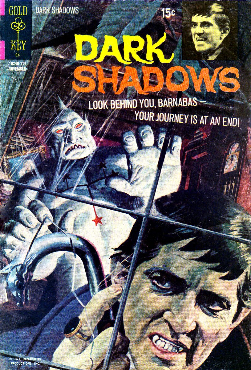Say what you will of their contents but the covers of some of these Dark Shadows covers are wild!

#DarkShadows #BarnabasCollins #comics #comicbooks #comicbook #vampire #monsters #monsterboomers #HorrorCommunity #horrorfam #Collinwood #cape #bat #bats #comiccovers #illustration