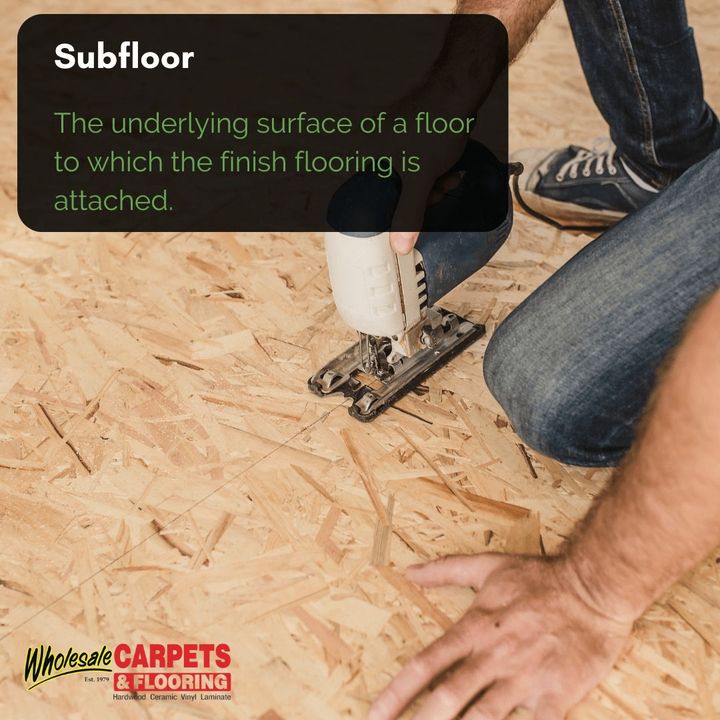 carpetfloor2's tweet photo. Word of the Day: SUBFLOOR 🌟

Subfloor provides support and stability to the floor covering!

The more knowledge you have, the easier it is to make an informed decision! Stay tuned for more Flooring Word of the Days!

#wholesalecarpet #roomdesign #foxrivergroveil #mchenrycountyil https://t.co/UzqptGHKZ3