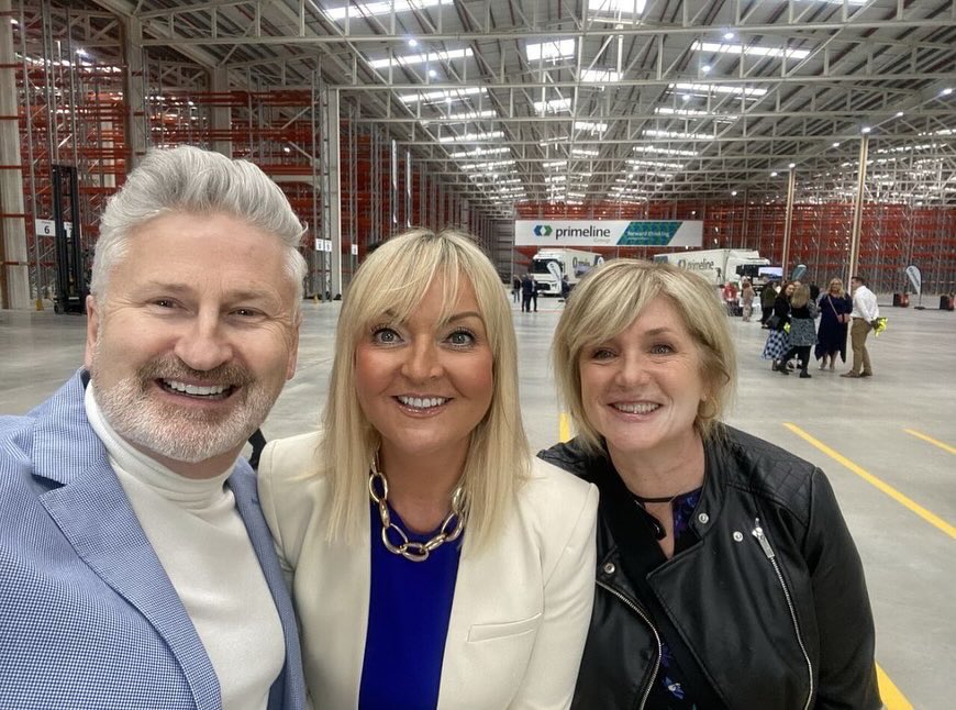 HRChampAwards's tweet photo. Thanks @PrimelineGroup for the invite to the official opening of the net zero distribution centre in Ashbourne. 360,000 sq ft of sustainable warehouse space is quite something to experience ! https://t.co/fi6vPge0Vt