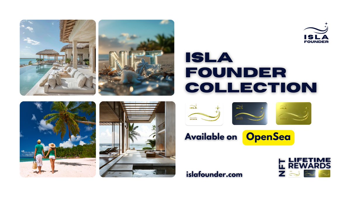 Isla_Founder's tweet photo. @NFTAnderson 🌟 Transforming luxury travel with blockchain. Own a piece of paradise with Isla's NFTs. 📷 🏝️ https://t.co/55tqKJLWRJ https://t.co/XbygsJ3b5z