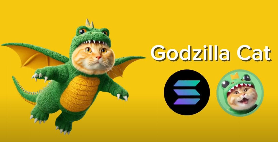 GodzillaCatSol's tweet photo. Hey Cat, what's happening?
We are on PinkSale now! 

Receive 30k $GODCAT:
1⃣ ❤️+ 🔁+ Follow Us
2⃣ Join the Telegram
3⃣ Drop address

T https://t.co/yB5vBCdIRN
D https://t.co/R1IAhj14Zv

#GodzillaCat #godcat #cat #Solana #Binance #SolanaMemecoin #Presale #PinkSale #Memecoin https://t.co/W9b67WYiwA