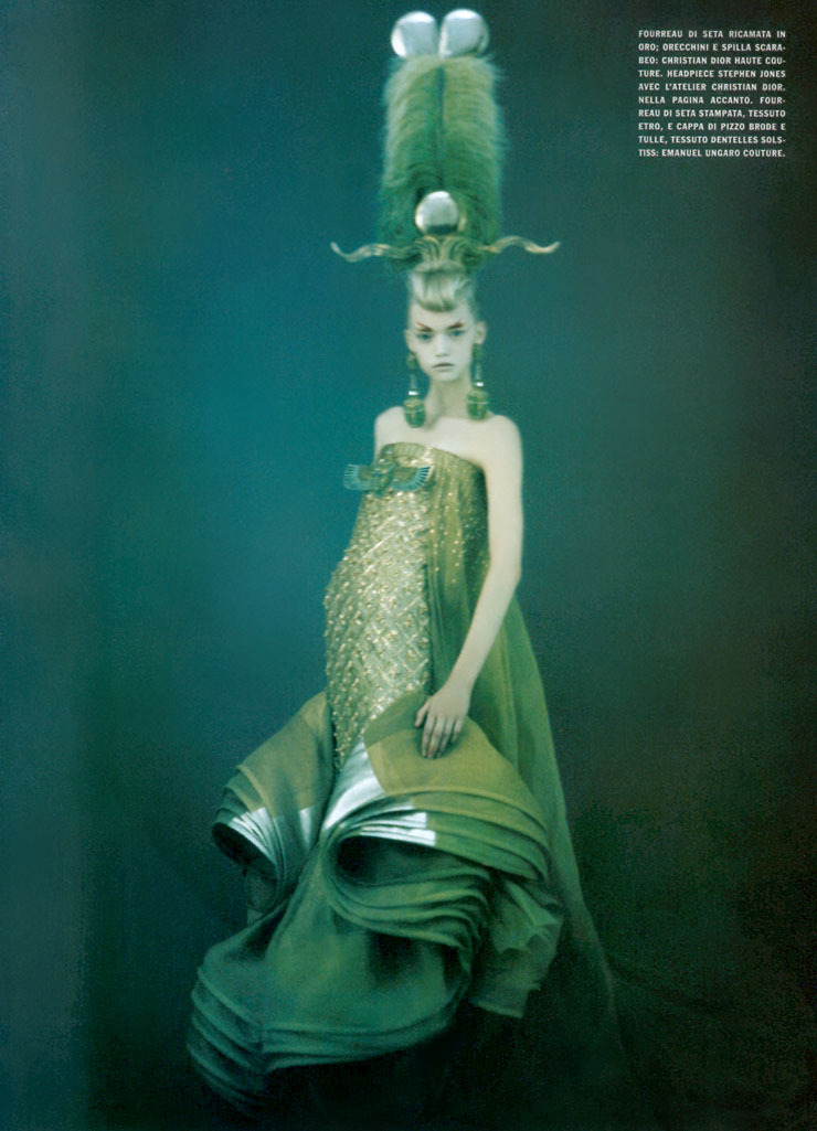 this image of Gemma Ward by Paolo Roversi wearing Christian Dior s/s 04 couture means everything to me