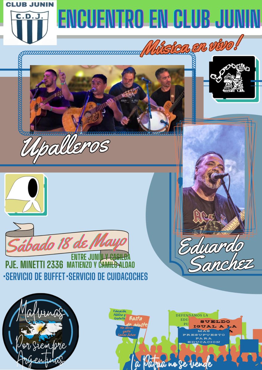 sudestada913's tweet photo. SORTEO!!!

Ya comienza "Sudestada" por @fmAireLibre 
En el transcurso del programa sortearemos dos pares de entradas para la peña del 18/5 en el Club Junín de Barrio Ludueña. 
Participá enviando tu nombre y tres últimos números del DNI en un mensaje de whatsapp al 3415920011. https://t.co/2UVTm5vfJl