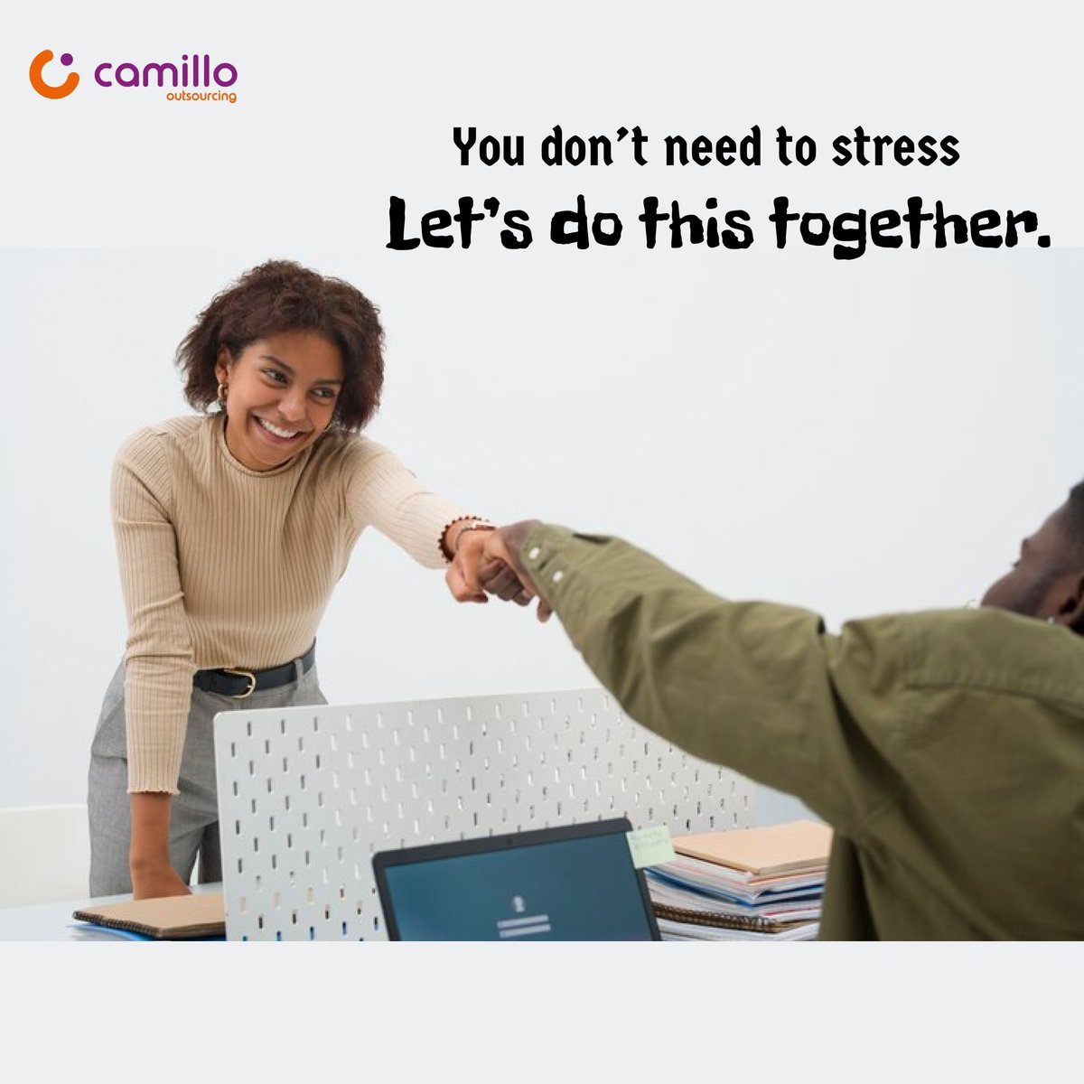 PARTNER WITH CAMILLO OUTSOURCING TODAY!

info@camillo.ng
0201-343-8060
0201-343-8061

#camillo #outsource #outsourcingpartner   #humanresource #businessprocess #businessowner  #businesspartner
