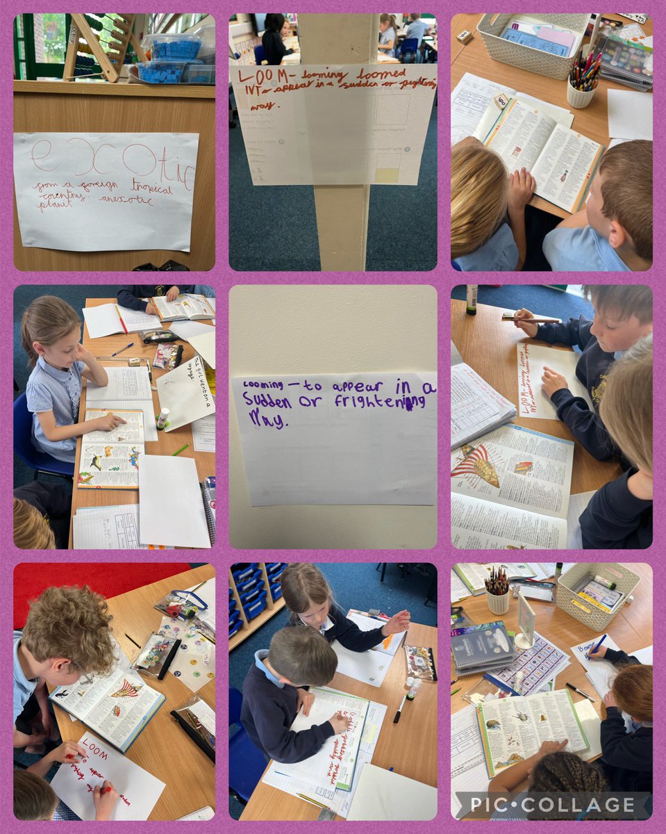 In our English lesson today, Year 2 learnt lots of new vocabulary and used dictionaries (we are now experts) to find the meaning of new words. Then, we wrote sentences in pairs to show our learning! We are loving our quality text ‘A River’ 💙  @ComberbachMrsY <a href="/LiteracyCounts1/">Literacy Counts</a>