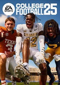 The #NCAAFootball25 Standard cover has been leaked. Thoughts? 🏈 
#NCAA #SEC #BIG10 #BIG12 #ACC