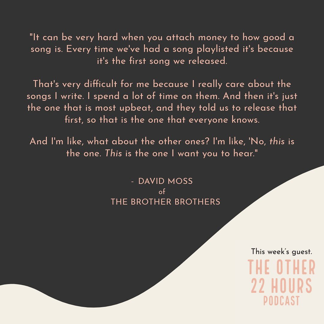 We chat with @thebrobros about how authenticity equals longevity, autonomy and validation, economics, and some good old tour horror stories. linktr.ee/theother22hours