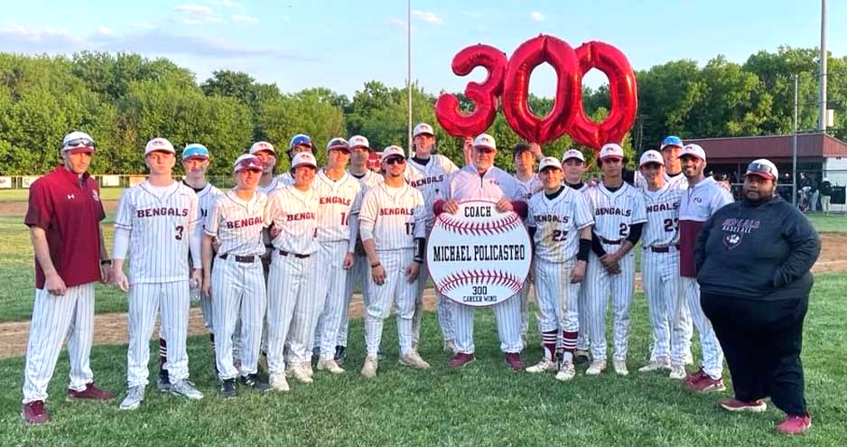 Bloomfield HS head baseball coach Mike Policastro grateful to achieve 300 career wins dlvr.it/T6wZVC