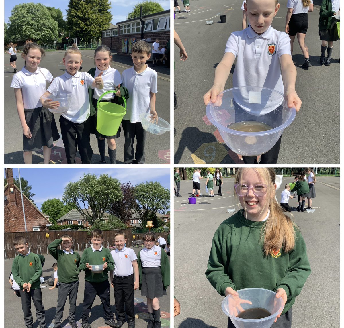 Scientists in 5ES spent the afternoon separating solids from liquids. They used a range of techniques to separate their mixture of stones, rice, soil and water. Fantastic team work today, Y5. #KeepLearning #TakeNotice #Wearescientists @broadwayjuniors