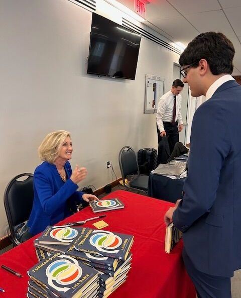 ⭐ I feel hopeful after speaking with students at Liberty University and FIU's Adam Smith Center for Economic Freedom. ⁠ ⁠Hearing from young adults and their plans for the future is always inspiring. ⁠ ⁠#hopeful #futureleaders #education #values