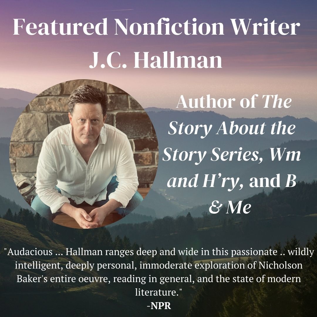 Story__Catcher's tweet photo. Please welcome this year’s Story Catcher featured nonfiction writer, J.C. Hallman! Hallman studied creative writing at the University of Pittsburgh. He is the author of eight novels, including collections of short stories, essays, and creative nonfiction. Welcome, J.C. Hallman! https://t.co/FPOcBXAcZZ
