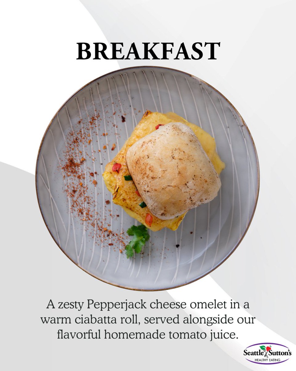 SeattleSutton's tweet image. Getting ready to dig into today’s feast starting with a Ciabatta Egg Sandwich. 🥪 Tap to see what else is on today’s meal plan! 

⏭️ View our full weekly menus at seattlesutton.com.

#whatieat #mealplanideas #seattlesutton #healthyeating #healthymeals