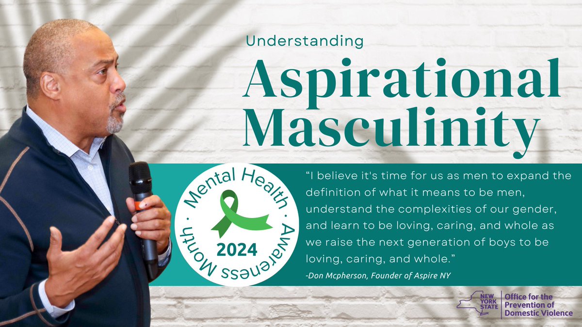 NYSOPDV (@nysopdv) on Twitter photo According to ASPIRE NY founder, <a href="/DonMcPherson/">Don McPherson</a>, #AspirationalMasculinity is based in the idea that men & boys must be given the opportunity to be #Authentic, #Whole, & #Evolving. Want to learn more about #AspirationalMasculinity? ow.ly/Rlpg50RqSZ5 According to ASPIRE NY founder, <a href="/DonMcPherson/">Don McPherson</a>, #AspirationalMasculinity is based in the idea that men & boys must be given the opportunity to be #Authentic, #Whole, & #Evolving. Want to learn more about #AspirationalMasculinity? ow.ly/Rlpg50RqSZ5