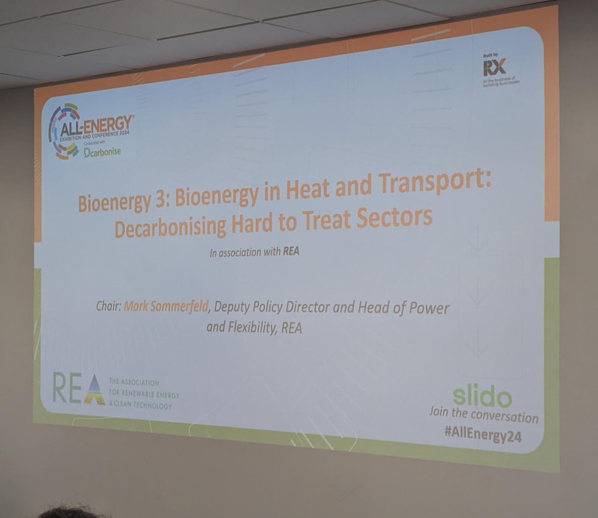 In the final stretch of his hat-trick today, @MSommerfeld242 REA's Deputy Director of Policy is chairing a third panel session at #AllEnergy24 '#Bioenergy in Heat and Transport: Decarbonising Hard to Treat Sectors'