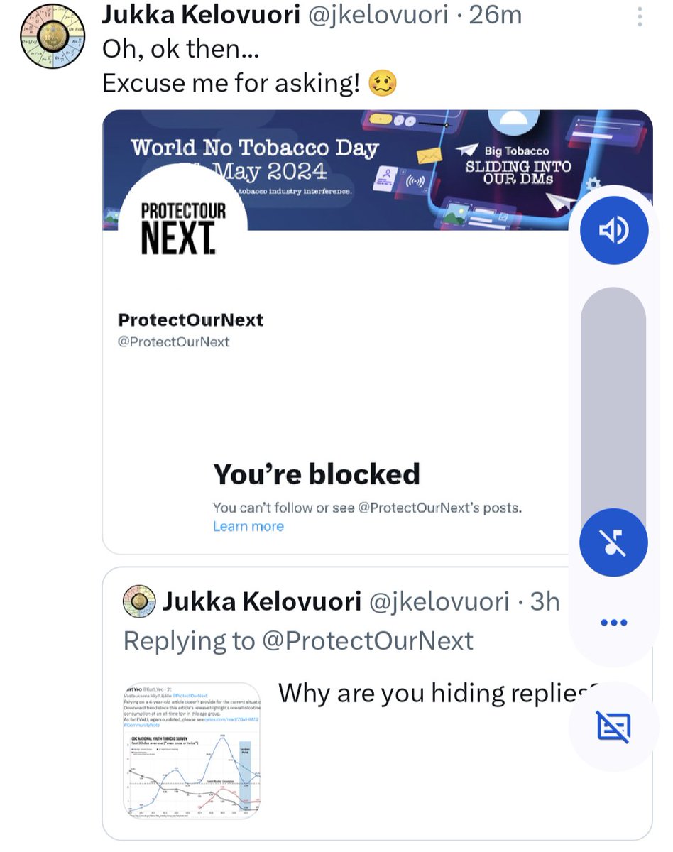 @ProtectOurNext Why are you hiding replies, then blocking people for asking why you are hiding replies?