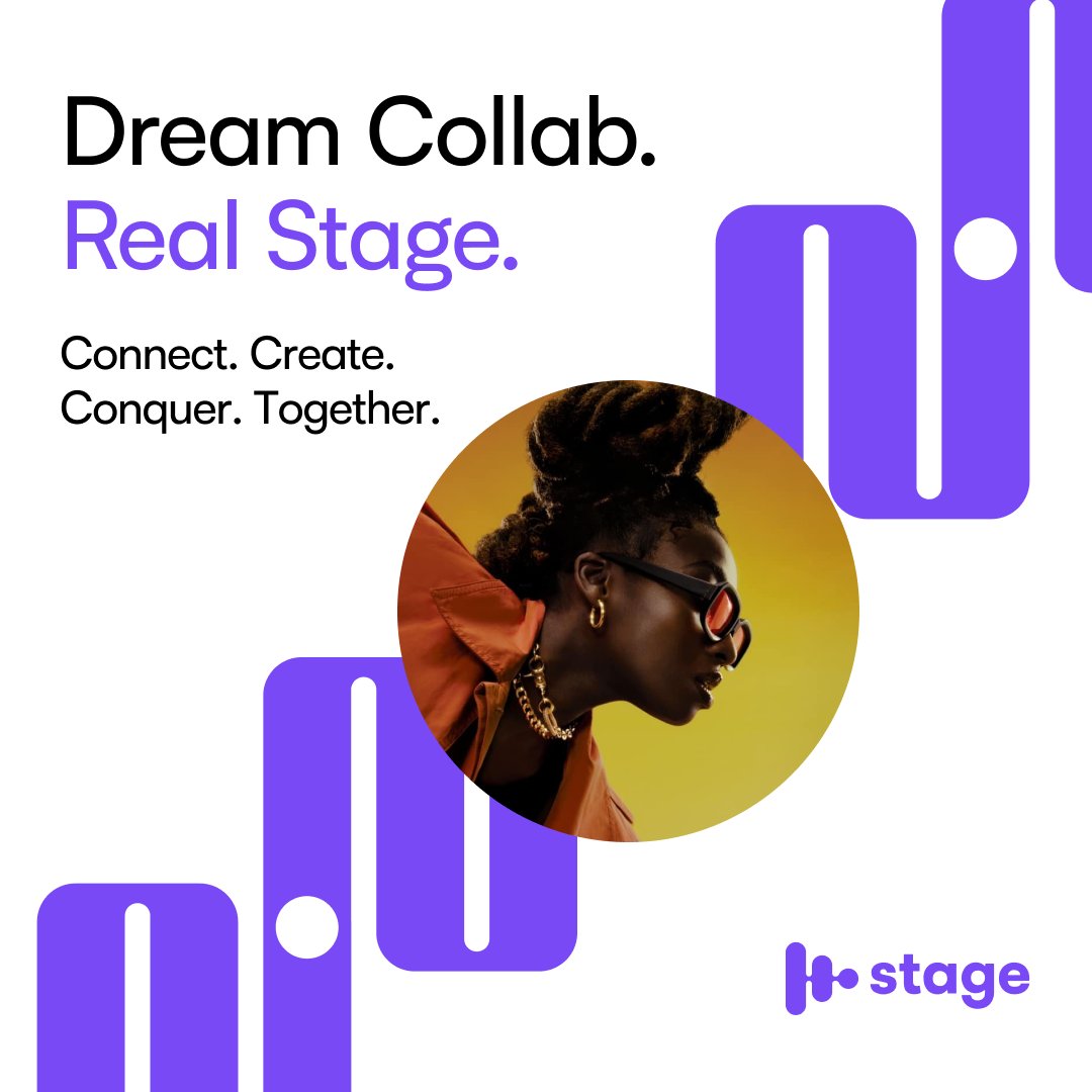 Dreaming of that perfect collaboration? On #Stage, all possibilities are within reach! Join our interactive platform to connect with fellow artists, cultivate communities, and craft musical magic together, like never before! 👉 stage.community