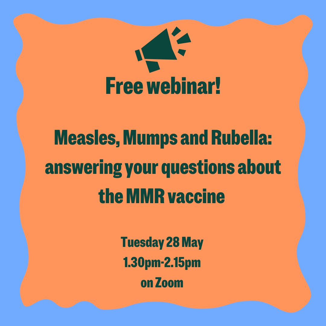 Measles, mumps and rubella are highly infectious diseases that can cause serious health problems. We're hosting a free question-and-answer session, with our expert panel of <a href="/ProfLakhanpaul/">Prof Monica Lakhanpaul</a>, <a href="/iHealthVisiting/">iHV</a> and <a href="/NattyAD14/">Natalie Daley</a>. Sign up today at: bit.ly/3wo94YX