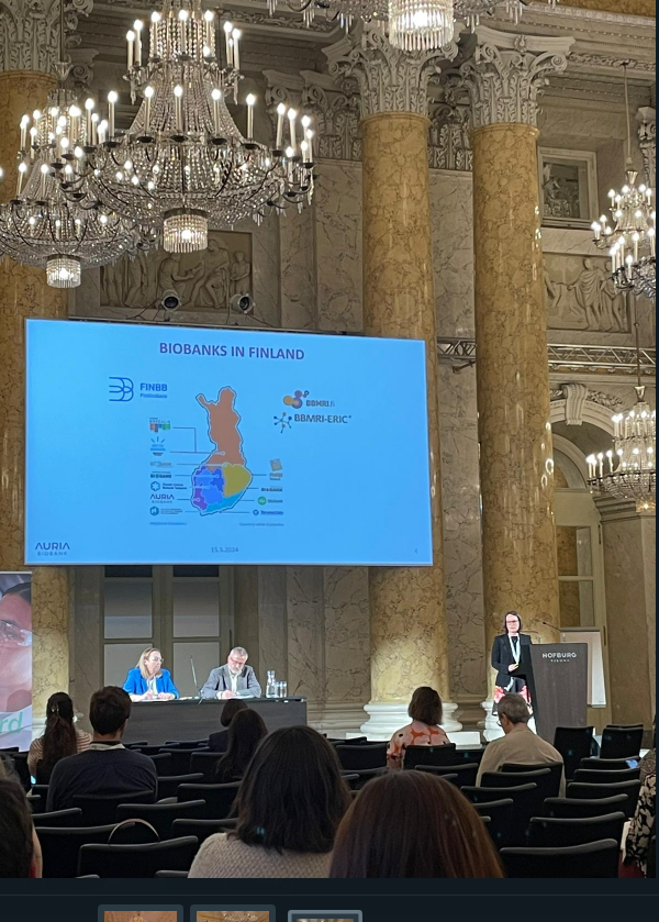 Lila Kallio, the state-of-the-art speaker of the session "The road towards ISO 20387 accreditation", described the quality management system of Auria Biobank and how it helps to promote health #EBW24 #Biobanking  #AuriaBiobank #ResearchInnovation #ScientificTalks #BBMRIERIC
