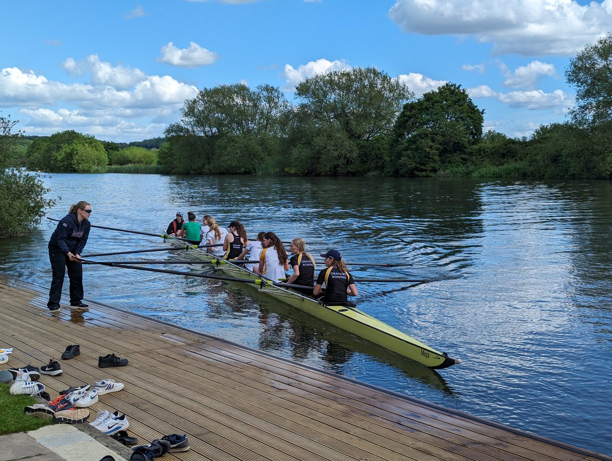 Final preparation for the first regatta races this weekend @OratorySport @oratoryschool