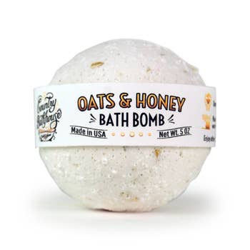 Oh Oats & Honey Bath Bomb tuppu.net/7776994f #Christmasgifts #handmade #selfcare #handmadesoap #womanowned #bathandbeauty #DeShawnMarie #Soap #smallbusiness #vegan