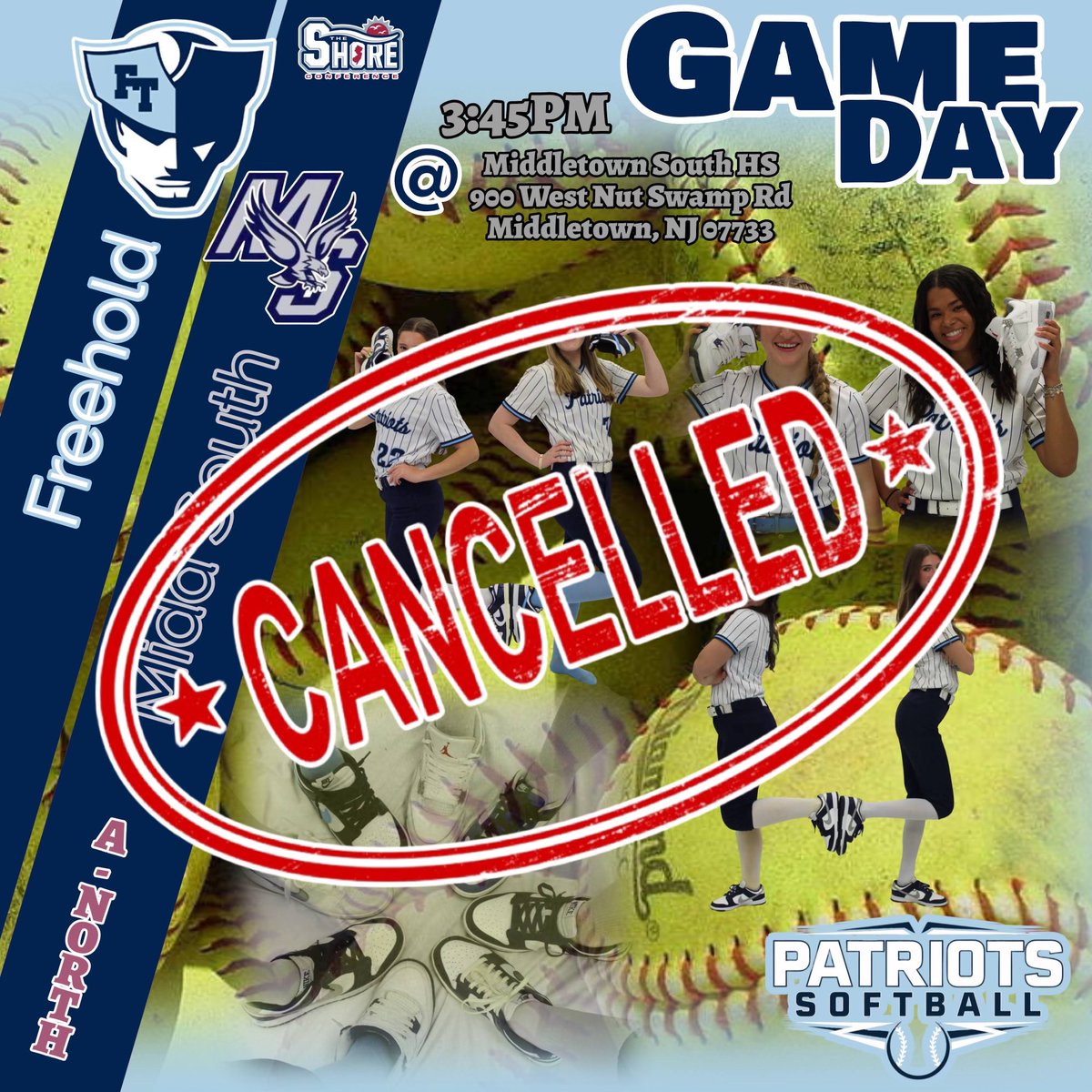 FTHSsoftball's tweet image. Game vs Midd South today has been postponed 🌧️☹️. I’ll let everyone know the make up date as soon as I get it. @TownshipScores @fthsPatPress @ShoreConfSB @NJ_Sports @central_jersey
 @APPSportsDesk @JSNSPORTINGNEWS @HSSportsNJ @ALLNJSoftball @JSZ_Sports