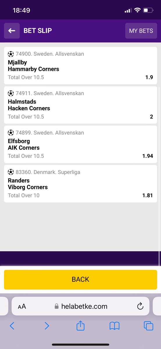 Tip 3: 13 odds for corners only KC5CJ helabetke.com/user/coupon?lo…