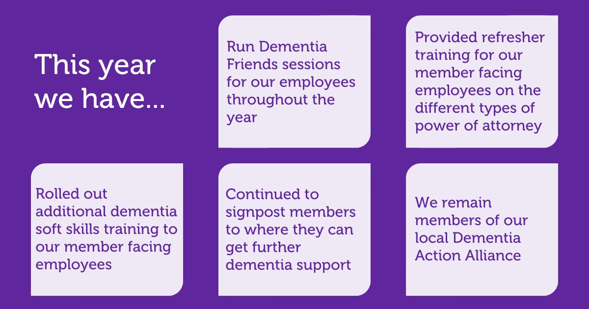 Since 2018, we’ve trained all our contact centre employees as Dementia Friends. This year, we've taken several additional steps to ensure we're becoming more dementia-friendly. #DementiaActionWeek