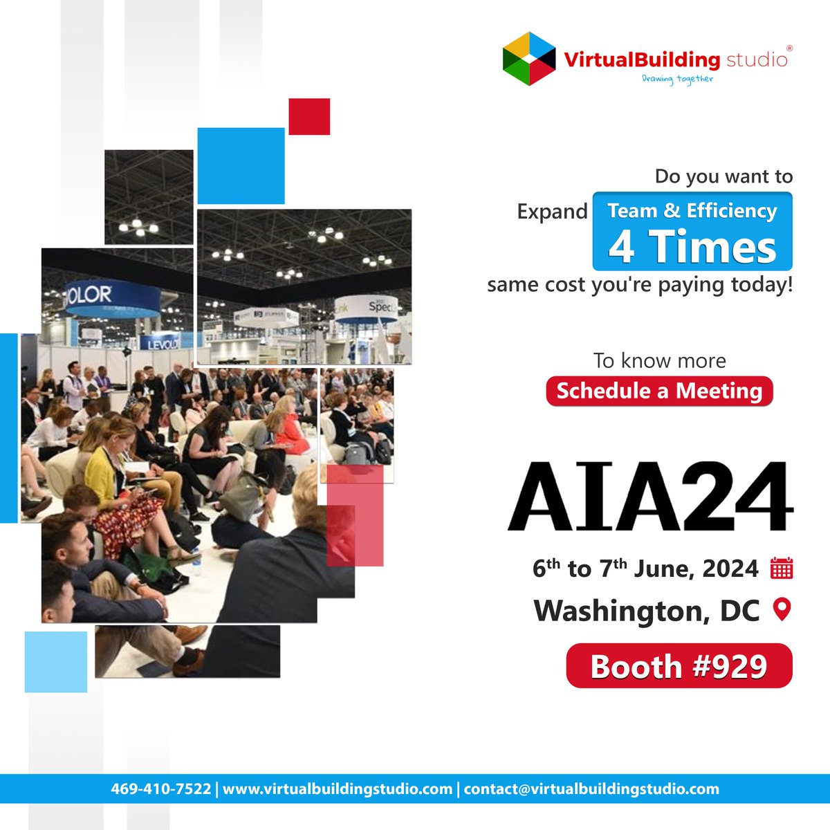 Ready to onboard Top 1% Architects and Engineers without breaking the bank?

Join us at AIA'24 at Booth #929 to know more.

Schedule a Meeting - bit.ly/3Uvju0F

#AIA #AIAExpo #AIA2024 #USA #Event #Architecture #Design