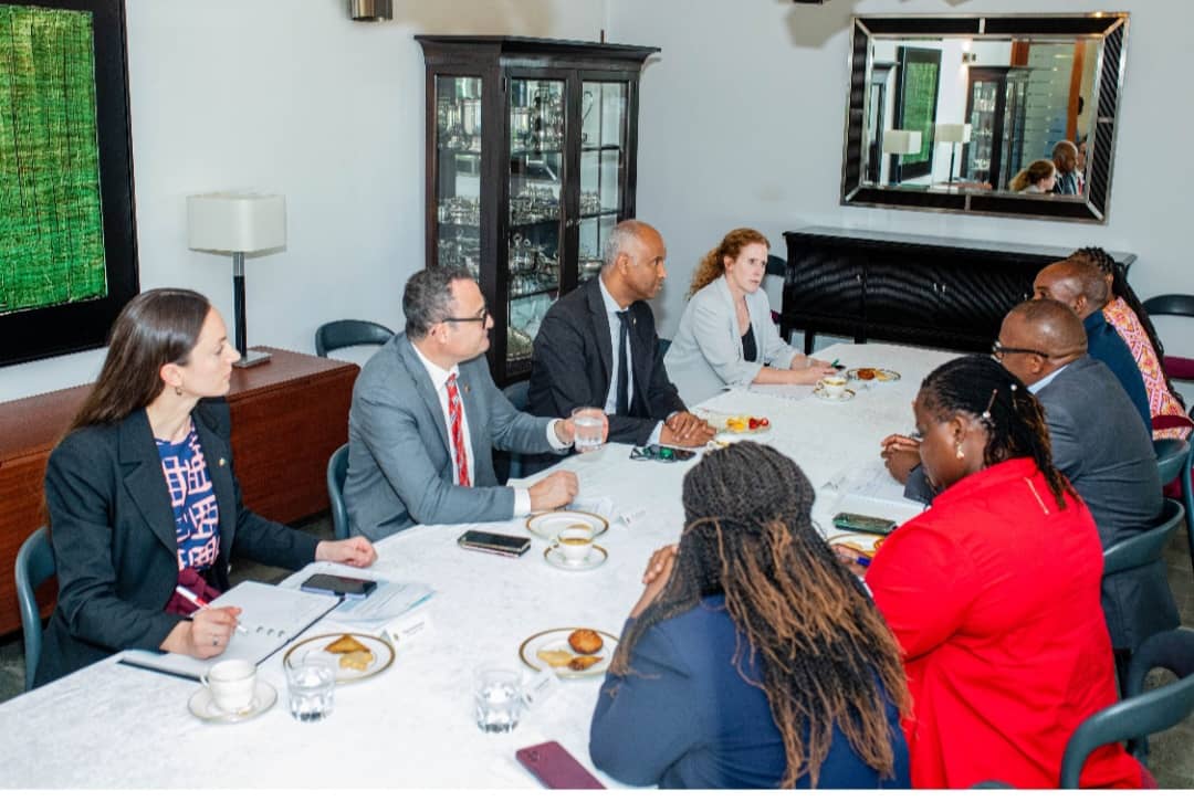 CanadaTanzania's tweet photo. At a Roundtable with Canada’s partners in Tanzania, Minister Hussen @canadadev discussed the path to human capital development. Canadian organizations are key partners through health, education and agriculture investments. https://t.co/7lkfadaftm