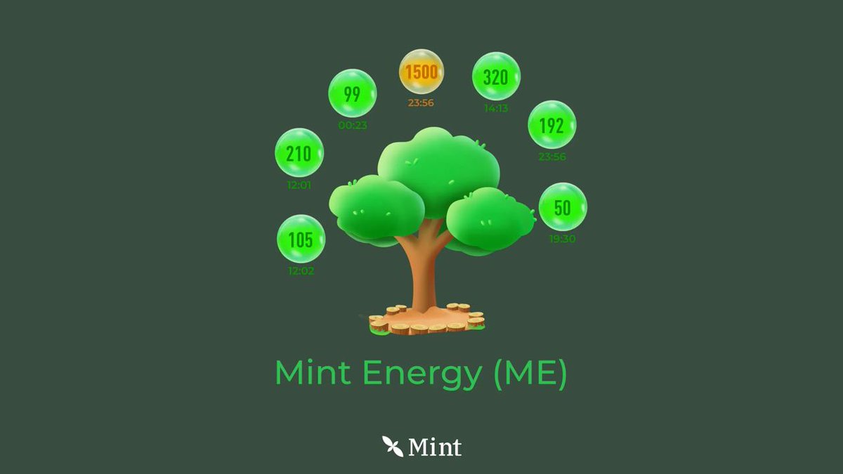 #Cryptoversians are doing a giveaway of @Mint_Blockchain!!! 

🤫🤫1000 ME (Mint Energy) for 10 lucky winners.

🗒️ Rules

-  Tag 1 friend 🤠
-  Like🩷 & RT♻️
-  Follow ▶️ @MintBlockIndia & @aacryptoverse on Twitter 

#mint #mintblockchain #l2
