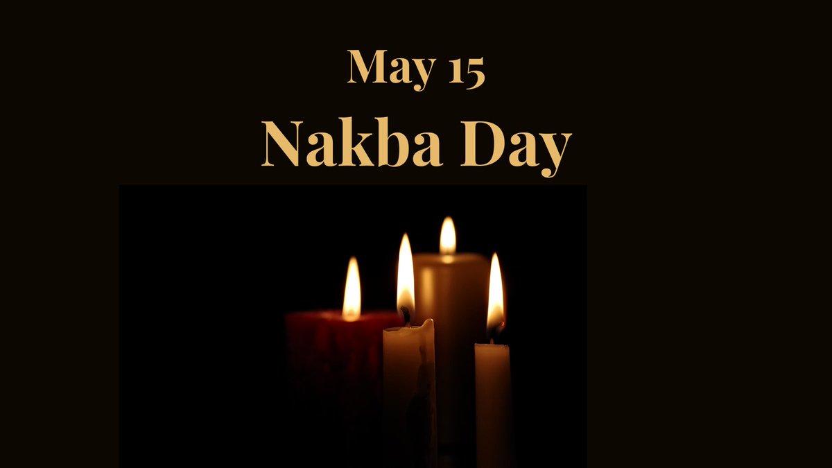 May 15th, #NakbaDay, is a day of significance marking the mass displacement of Palestinians. The resilience and courage of all survivors and their descendants is honoured. #PETL affirms its commitment to counter anti-Palestinian racism and all forms of discrimination.