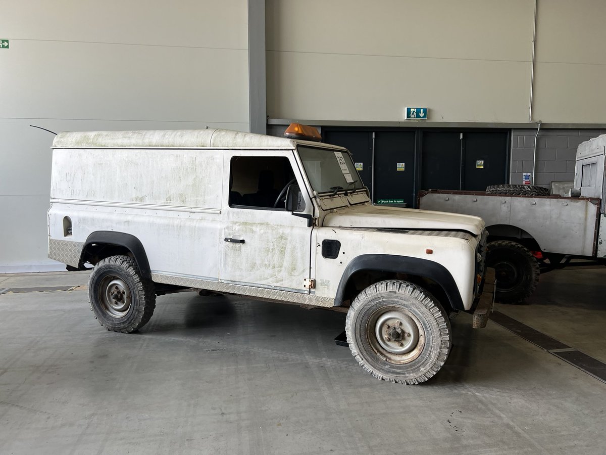 This 1997 Land Rover Defender 110 Hardtop was offered with no reserve, and sold for £1,820 including fees