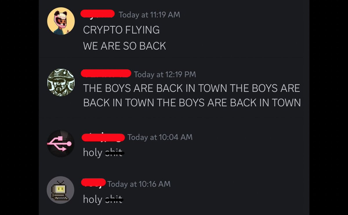 Name a better feeling than waking up to these vibes in the group chat.

I'll wait.