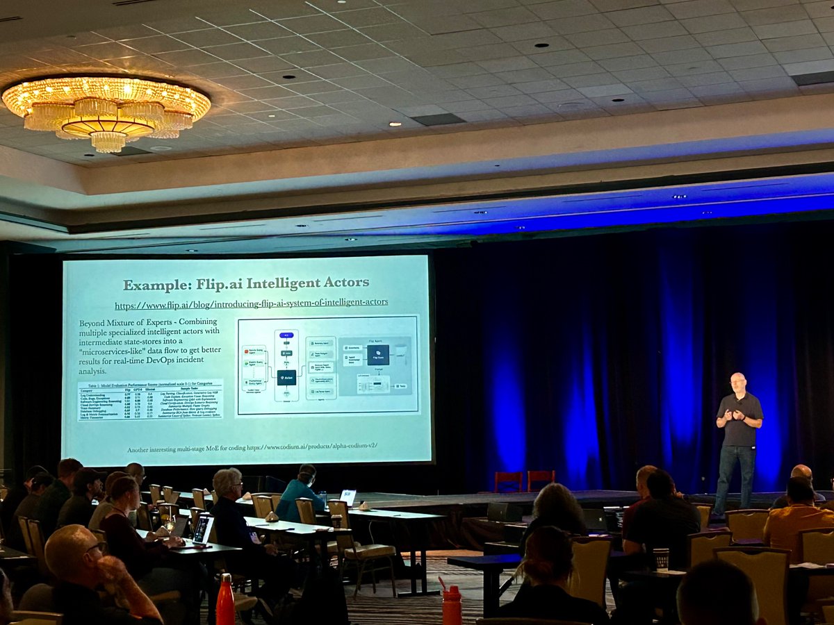 Amber Rowland (@amber_rowland) on Twitter photo Exceptional “Thanks For The Memory: New GPU Architectures and Workloads” keynote by Adrian Cockcroft (<a href="/adrianco/">Adrian Cockcroft - now @adrianco@mastodon.social</a>) - he’s highlighting Flip AI, Corey Harrison, Sunil Mallya and Deap Ubhi’s observability company, here #sw2con Exceptional “Thanks For The Memory: New GPU Architectures and Workloads” keynote by Adrian Cockcroft (<a href="/adrianco/">Adrian Cockcroft - now @adrianco@mastodon.social</a>) - he’s highlighting Flip AI, Corey Harrison, Sunil Mallya and Deap Ubhi’s observability company, here #sw2con