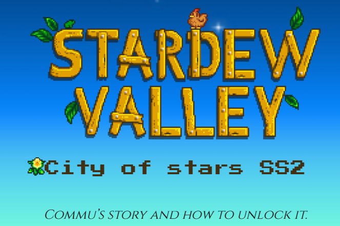 Stardew Valley : City Of Stars tweet media