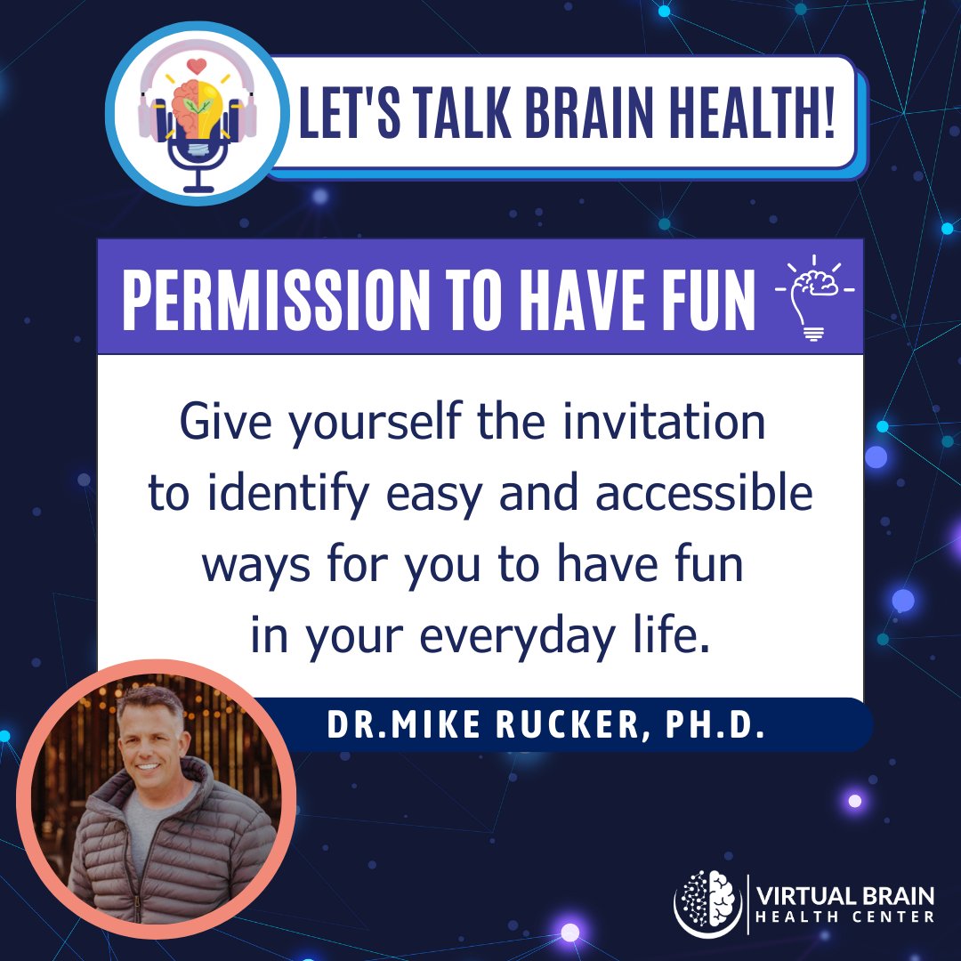 Looking for perspective on integrating #fun into your daily routine? 💬 The Fun Habit: Exploring the Science of Fun for #BrainHealth w/ @performbetter from the @VirtualBrainCtr 🎧 Listen now, your brain will thank you➡️open.spotify.com/episode/3HHbls… @GBHI_Fellows @atlanticfellows