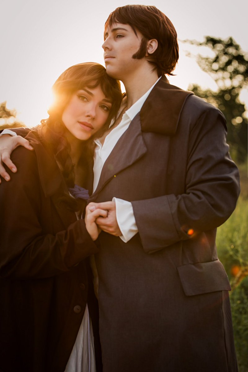 “You have bewitched me, body and soul.” - Mr. Darcy | Pride and Prejudice I am beyond thrilled we were able to chase the sunrise and capture these amazing Lizzie and Darcy photos 🥹 Darcy is @JestrsLabyrinth 📸: Krystyn Slack #prideandprejudice #Regency #JaneAusten #mrdarcy