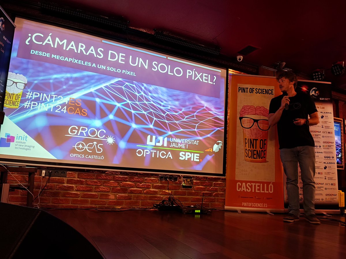 ¿Cámaras de un solo pixel? ¡Seguimos en #PINT24ES #PINT24CAS!
