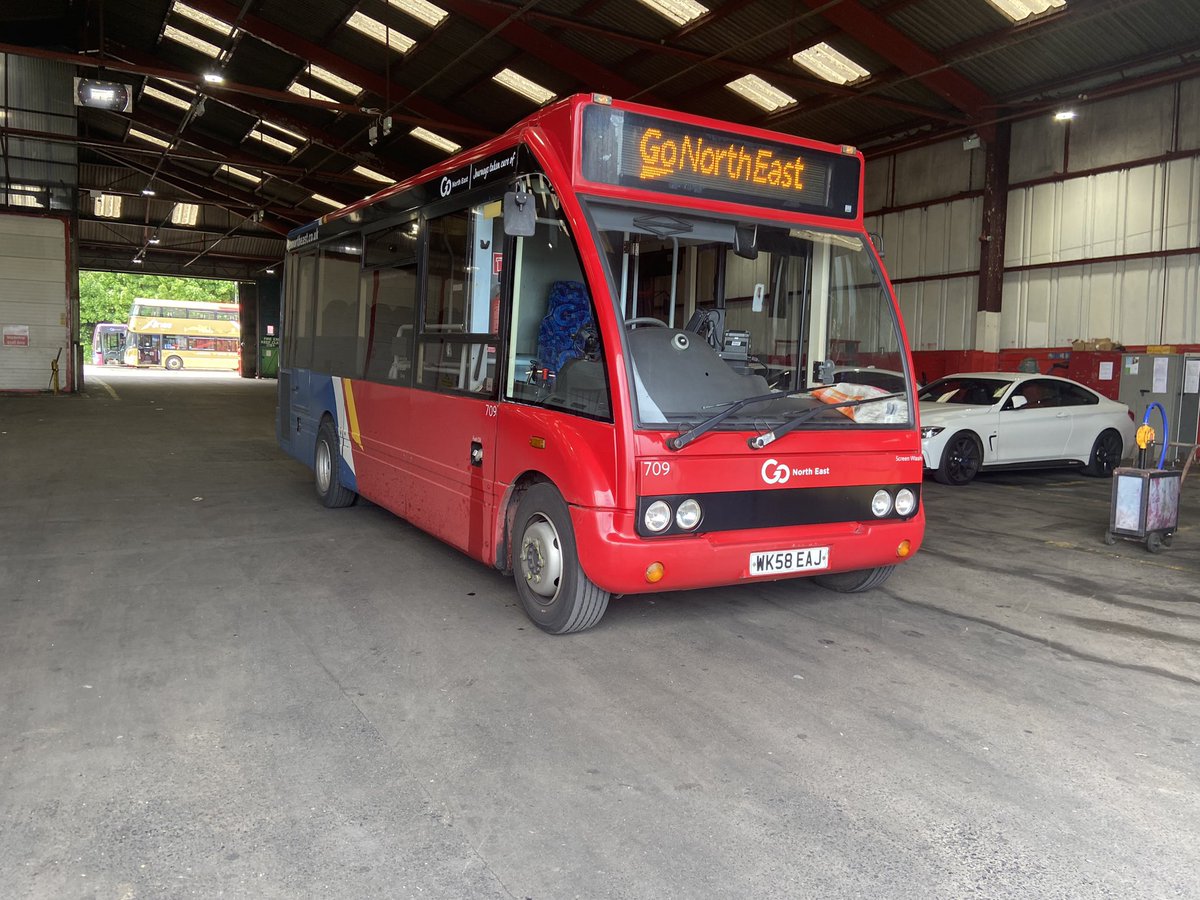 thatNEbusdriver's tweet image. I’ve been through a change of Roster this week which amalgamated all the routes onto one big rota as a trial to see how it may work for the future.

Route learning the Chester local services, known as the 700s, was on the cards today with this little beauty!

#optare #solo #dinky