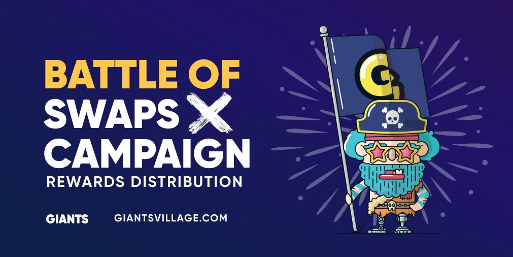 🚀 Battle of Swaps Wrap-Up! 🎉 
We're thrilled to announce the campaign's end! Rewards in $GIANT and $BOBER have been distributed among our participants who traded $GIANT on @xExchange. What's even more remarkable? The investors at least doubled their investments—now that's a