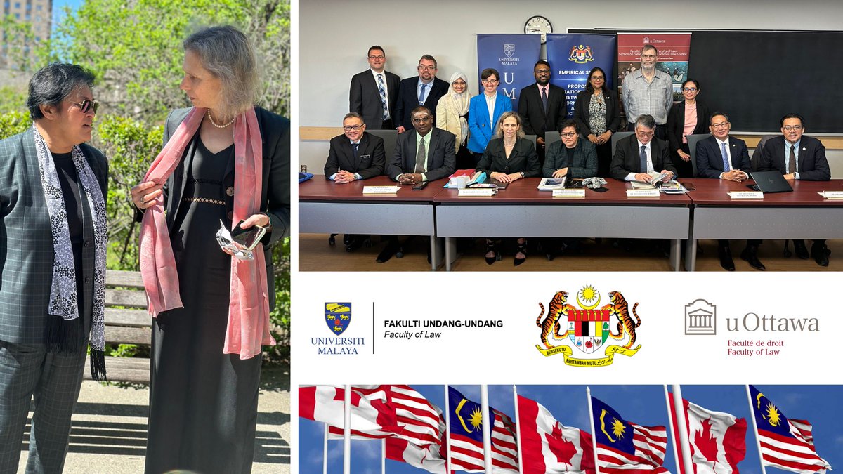 Le 6 mai, la Faculté de droit recevait une délégation de la Division des affaires juridiques du département du Premier ministre de la Malaisie et de @unimalaya pour explorer différentes perspectives sur la question de l’indépendance de la poursuite. shorturl.at/wBDR9