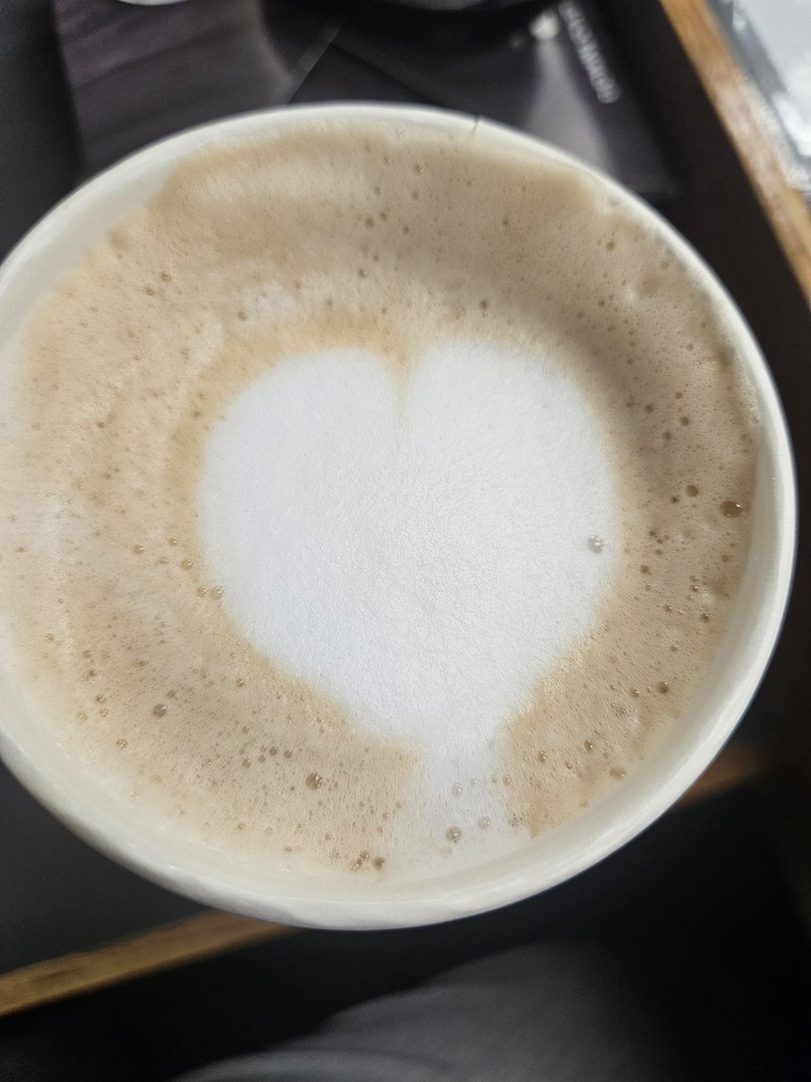 Just what I needed,  Love ❤️ in my coffee 🥰