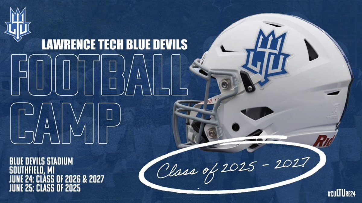 Level up your game! LTU Football Camps for the class of 2025, 2026 &amp; 2027 are coming soon! Don't miss out - register today! 

bit.ly/43UMq6Q

#SetTheStandard #cuLTUre24 #WeAreLTU