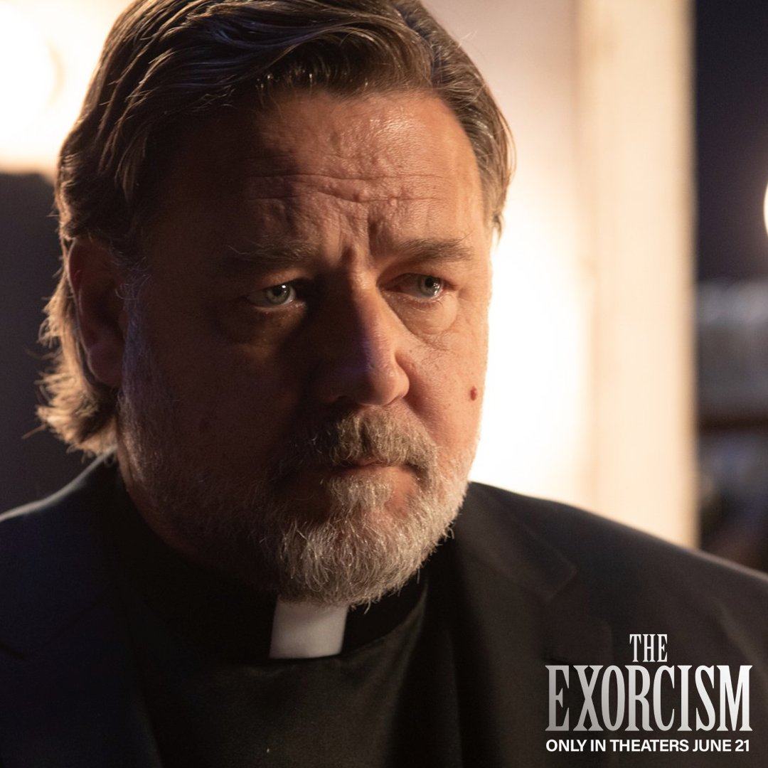 This time, it’s he who needs saving. See Russell Crowe in #TheExorcism - only in theaters June 21.