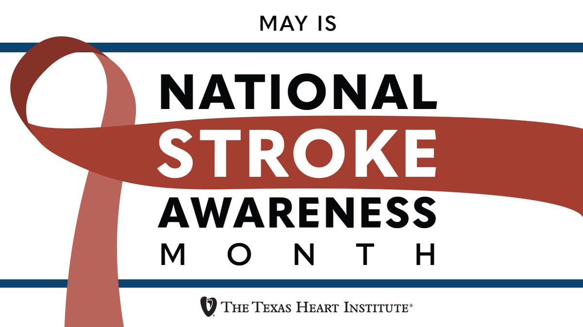 Did you know stroke is a leading cause of disability in the US? 

This National #StrokeAwareness Month, learn the FAST signs of stroke:

▪️ Face drooping
▪️ Arm weakness
▪️ Speech difficulty
▪️ Time to call 911

Read More: texasheart.org/heart-health/h…