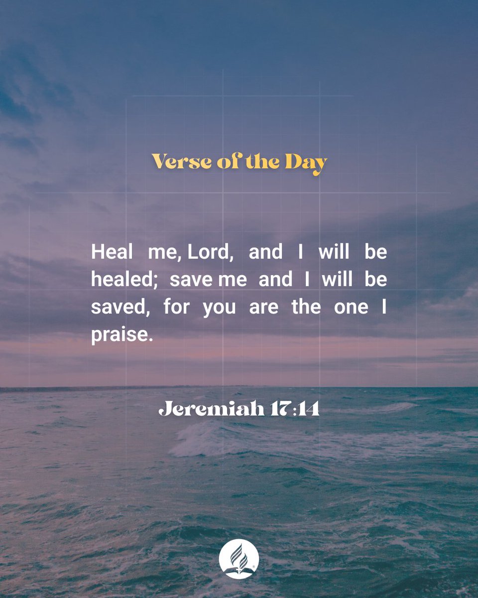 Remember, His love is the ultimate healer and His grace, the ultimate savior. Let’s trust in His promises! 💖 #VerseOfTheDay #Jeremiah17 #Healing #Salvation #Faith #TrustInGod #GodsLove